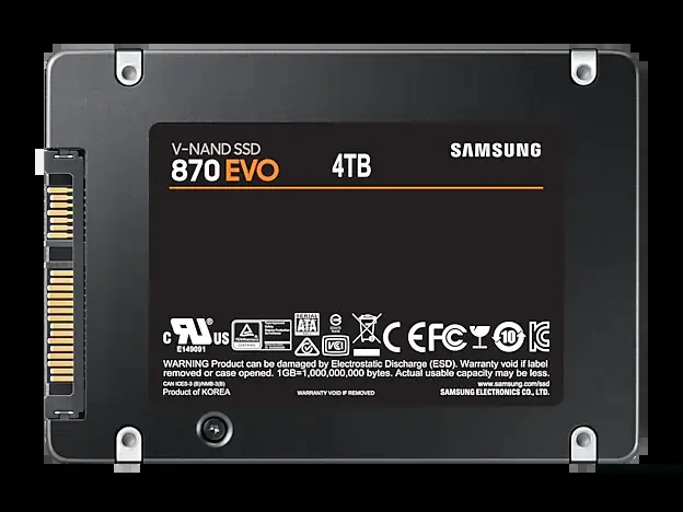 SSD Samsung 870 EVO 4TB SATA 2.5 inch - MZ-77E4T0BW