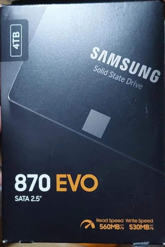 SSD Samsung 870 EVO 4TB SATA 2.5 inch - MZ-77E4T0BW