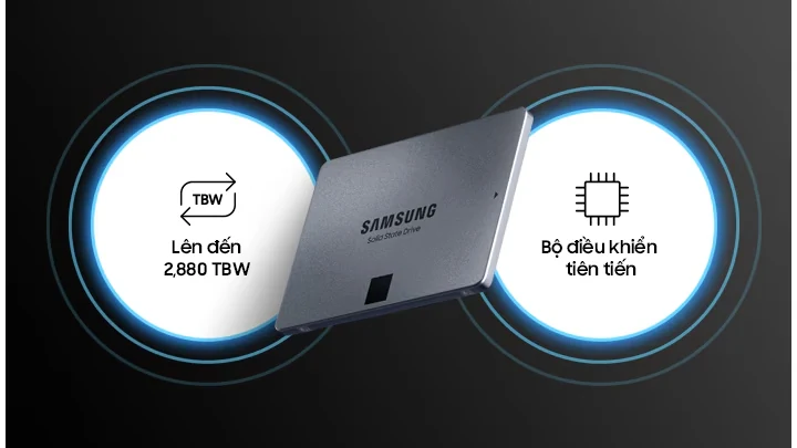 SSD Samsung 870 QVO 4TB SATA 2.5 inch - MZ-77Q4T0BW