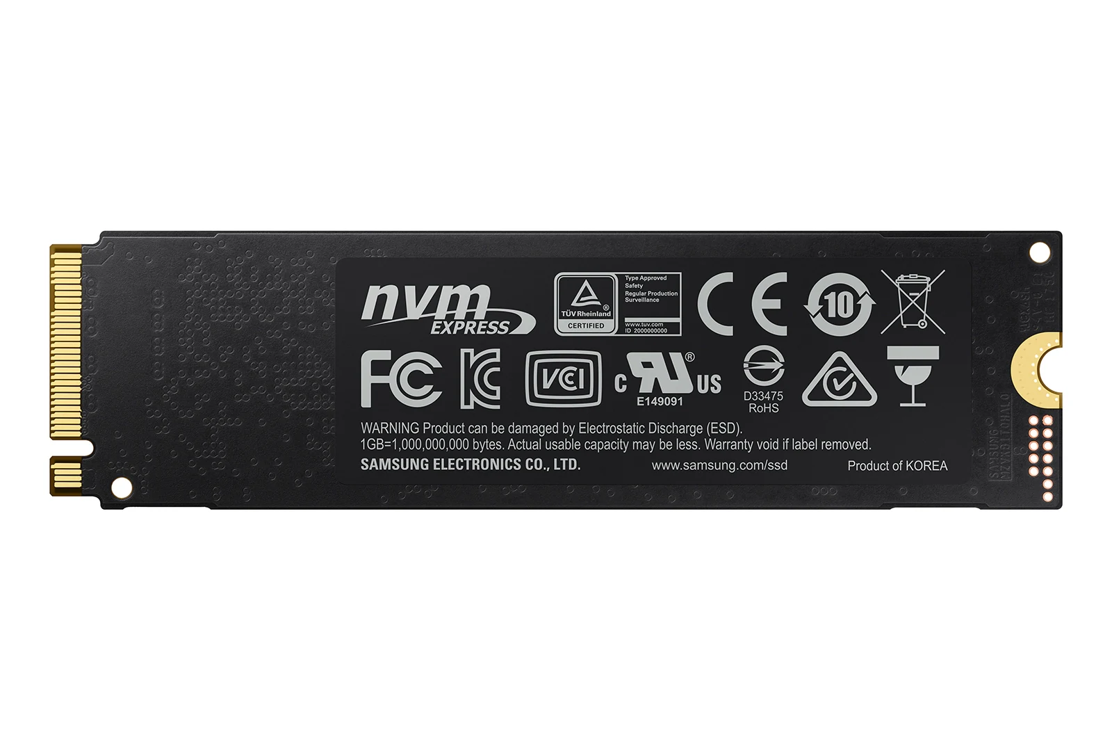 SSD Samsung 970 EVO 1TB - M.2 NVMe - PCIe Gen 3x4 - New