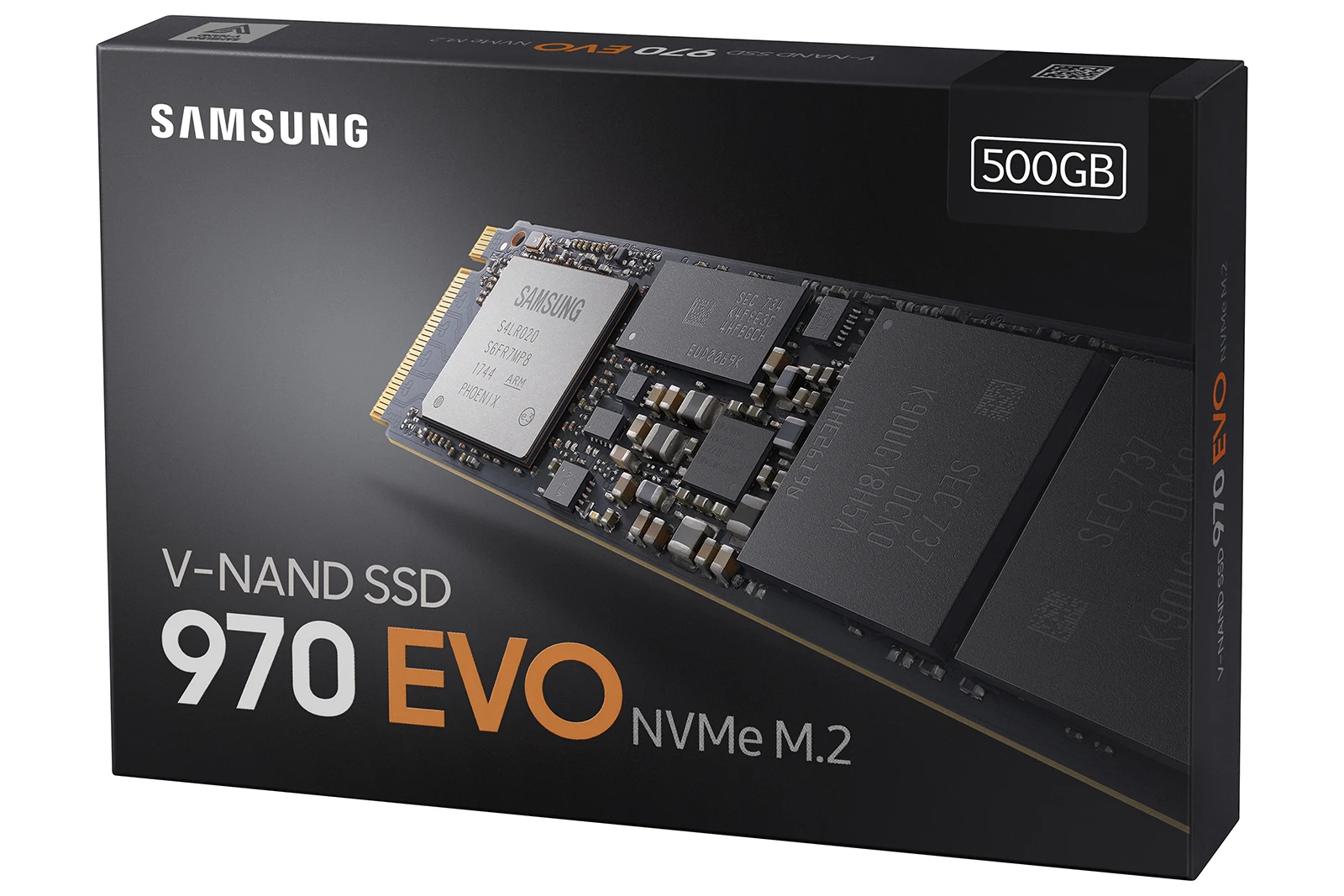 SSD Samsung 970 EVO Plus 500GB - M.2 NVMe - PCIe Gen 3x4 - New