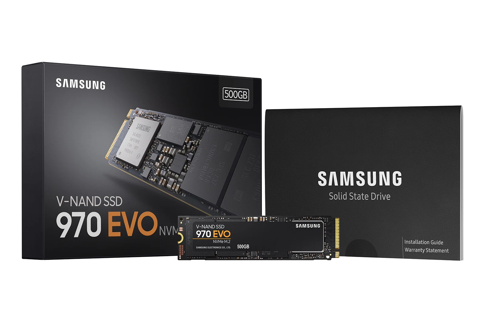 SSD Samsung 970 EVO Plus 500GB - M.2 NVMe - PCIe Gen 3x4 - New