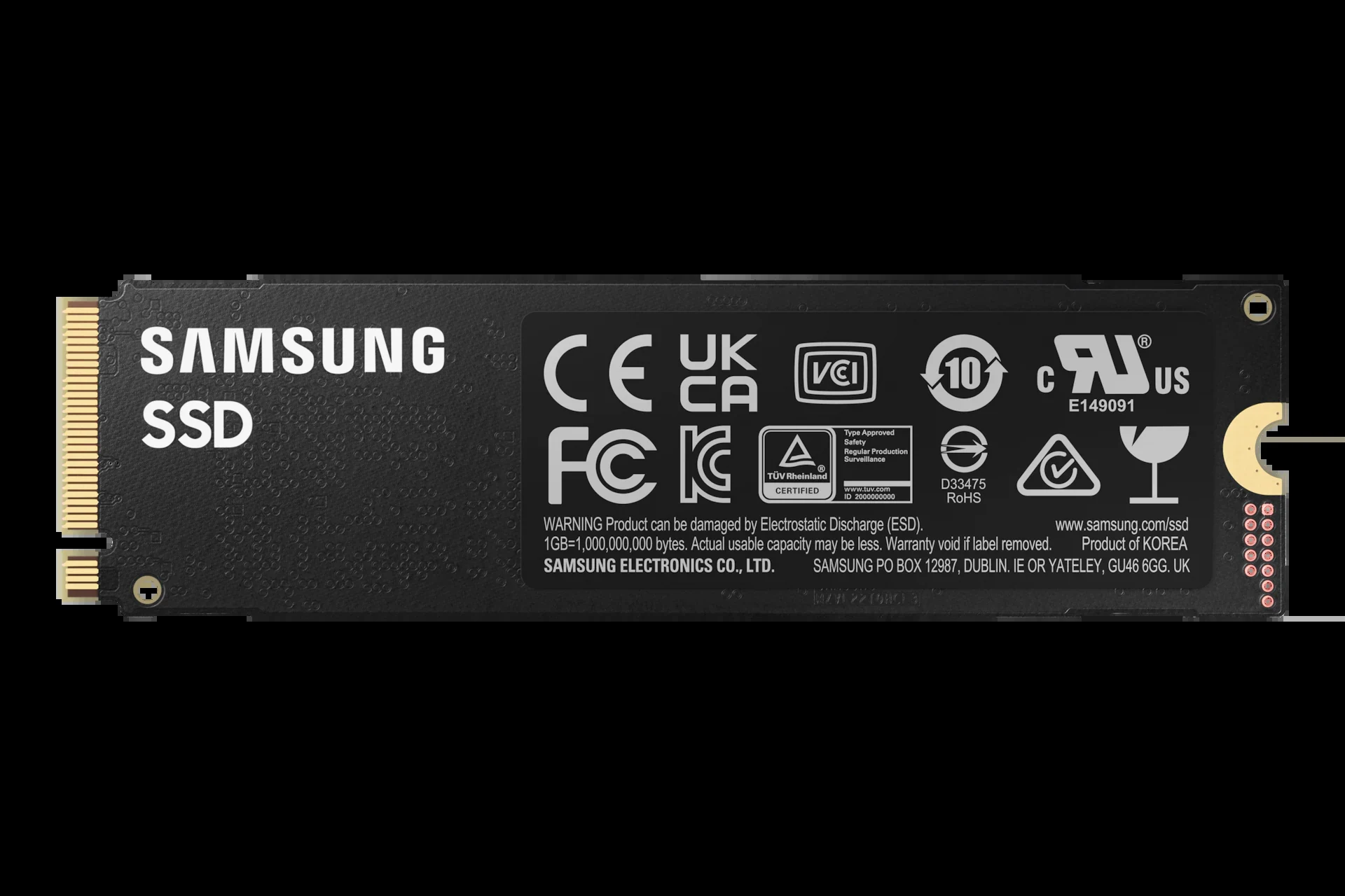 SSD Samsung 980 PRO 1TB - M.2 NVMe - PCIe Gen 4x4 - New