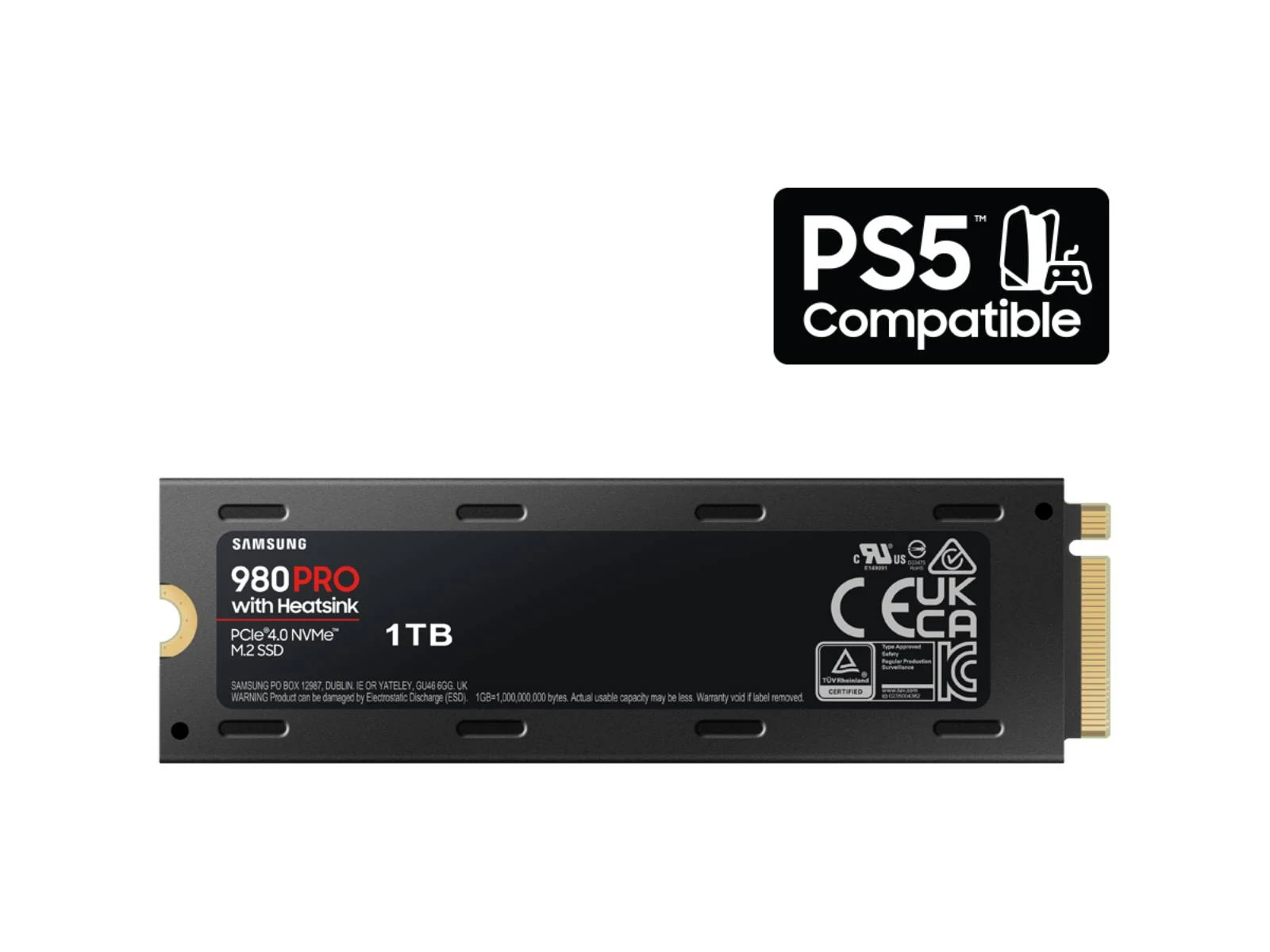 SSD Samsung 980 PRO 1TB - M.2 NVMe - PCIe Gen 4x4 - New