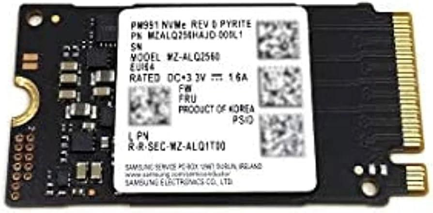 SSD Samsung NVMe PM991 256GB Gen 3x4 - New