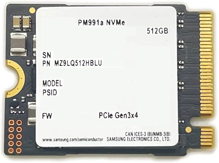 SSD Samsung PM991 512GB - M.2 NVMe - PCIe Gen 3x4 - New