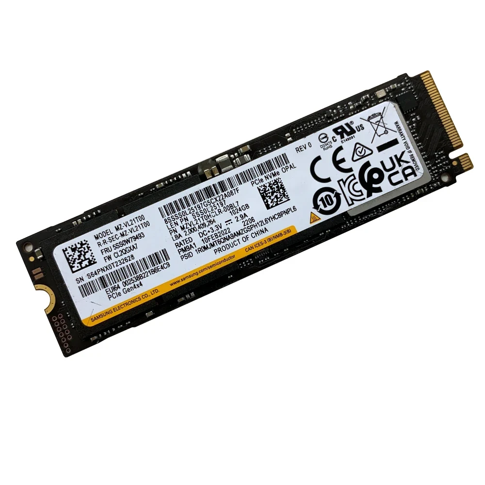 SSD Samsung PM9A1 1TB - M.2 NVMe - PCIe Gen 4x4 - New