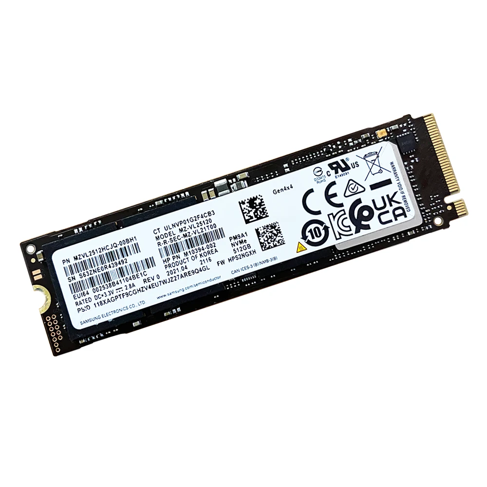 SSD Samsung PM9A1 512GB - M.2 NVMe - PCIe Gen 4x4 - New