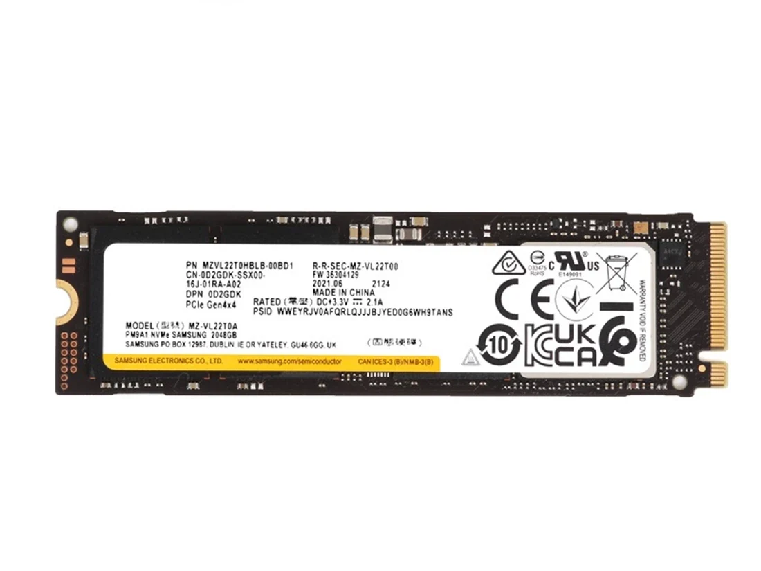 SSD Samsung PM9A1 512GB - M.2 NVMe - PCIe Gen 4x4 - New