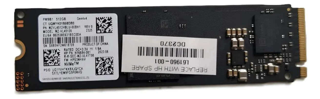SSD Samsung PM9B1 512GB - M.2 NVMe - PCIe Gen 4x4 - New