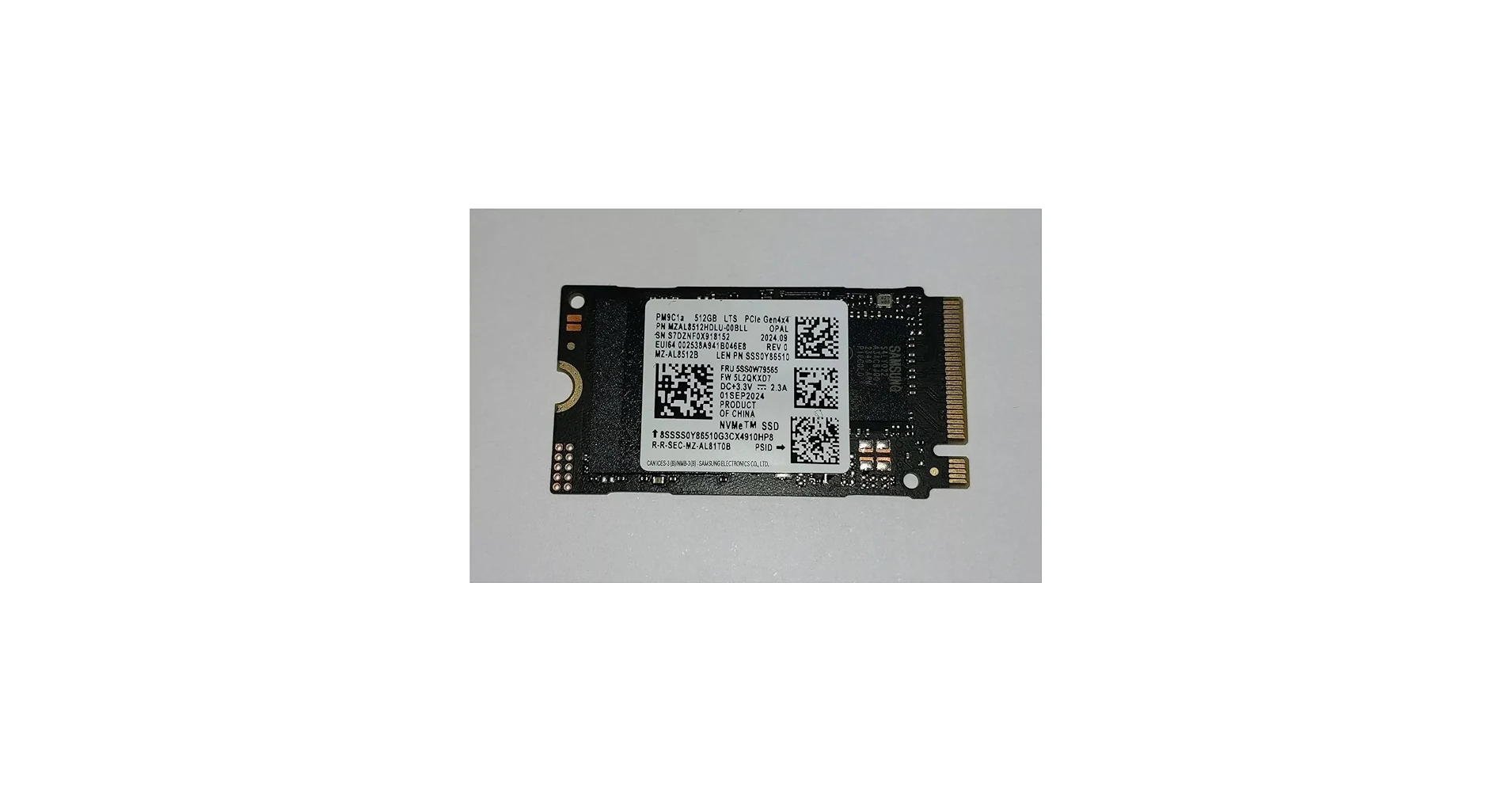SSD Samsung PM9C1a 512GB - M.2 NVMe - PCIe Gen 4x4 - New