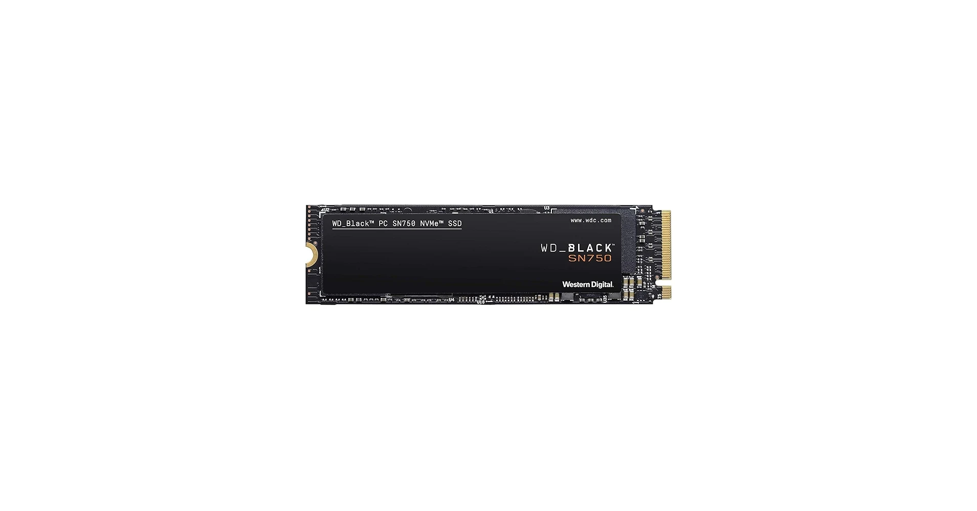 SSD Western Digital Black SN750 1TB - M.2 NVMe - PCIe Gen 3x4 - New