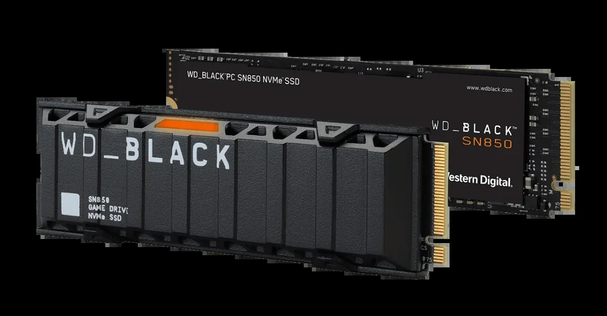 SSD Western Digital Black SN850 1TB - M.2 NVMe - PCIe Gen 4x4 - New