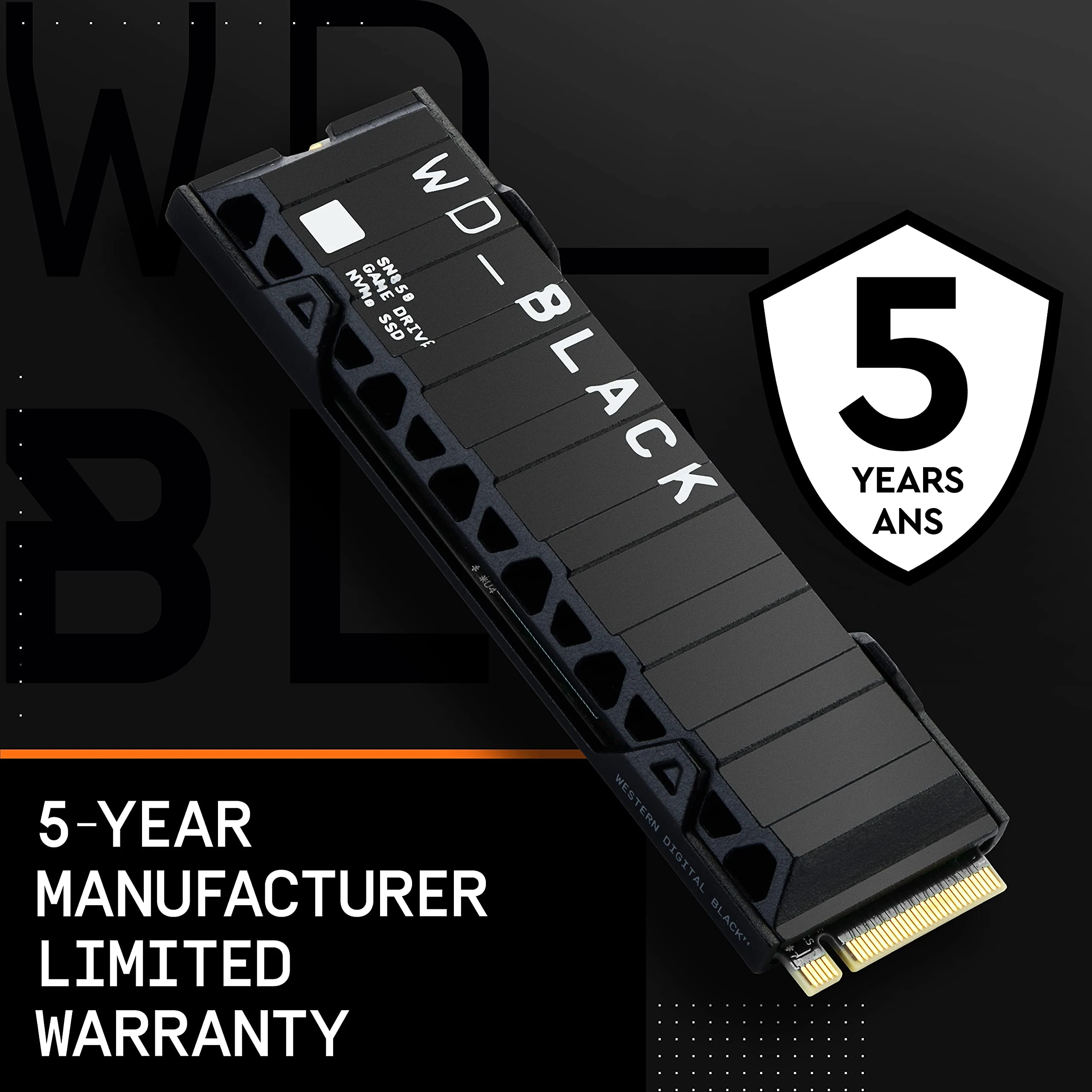 SSD Western Digital Black SN850 500GB - M.2 NVMe - PCIe Gen 4x4 - New