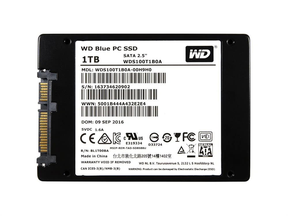 SSD Western Digital Blue 1TB SATA 2.5 inch - WDS100T1B0A