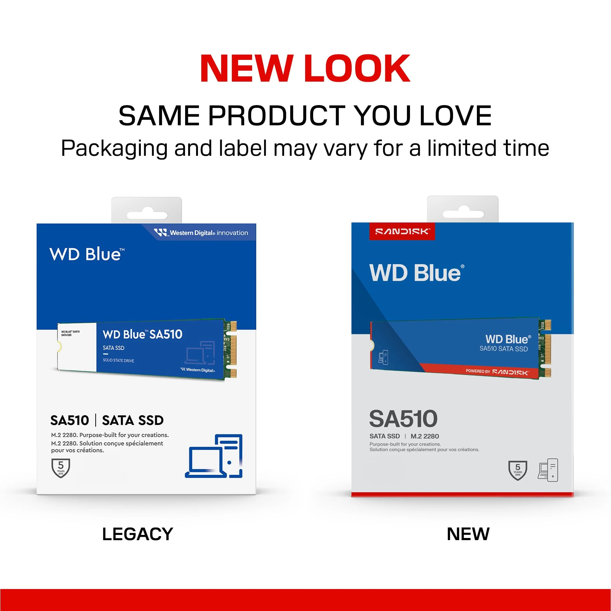 SSD Western Digital Blue SA510 2TB SATA 2.5 inch - WDS200T3B0A