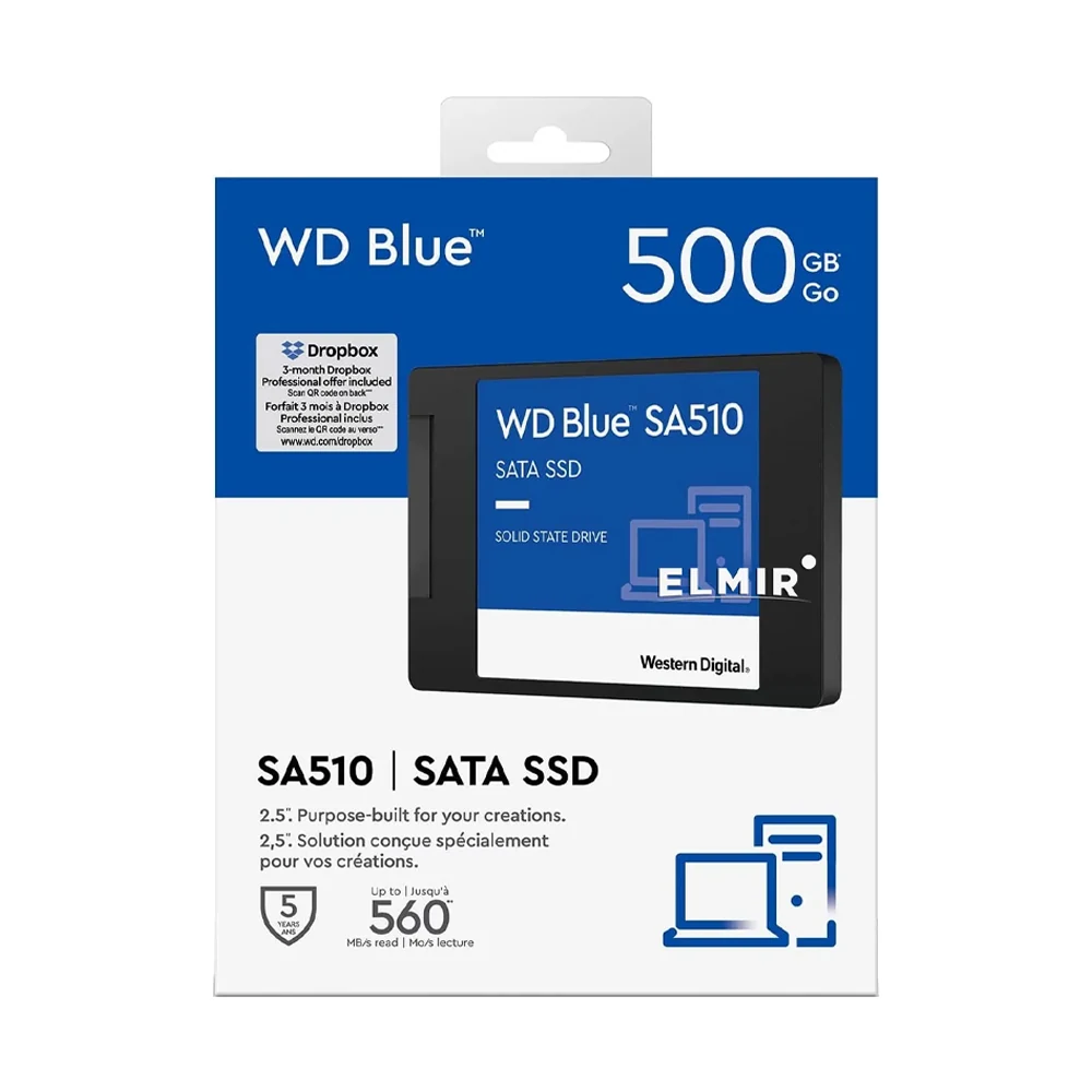 SSD Western Digital Blue SA510 500GB SATA 2.5 inch - WDS500G3B0A
