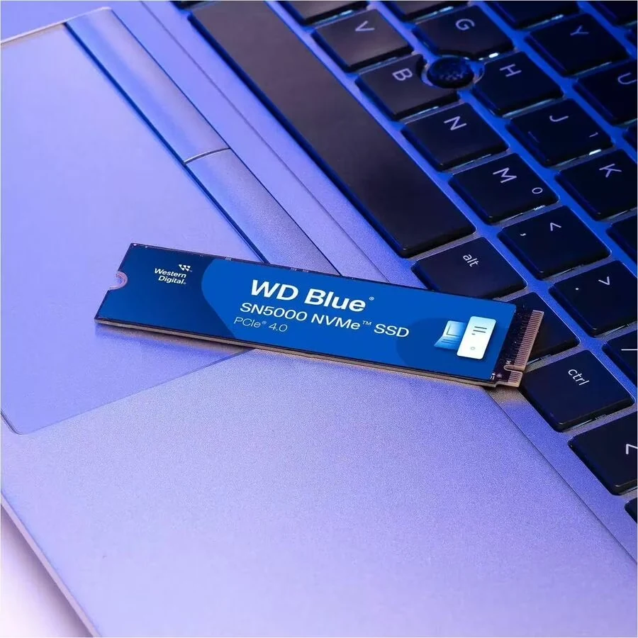 SSD Western Digital Blue SN5000 500GB - M.2 NVMe - PCIe Gen 4x4 - New