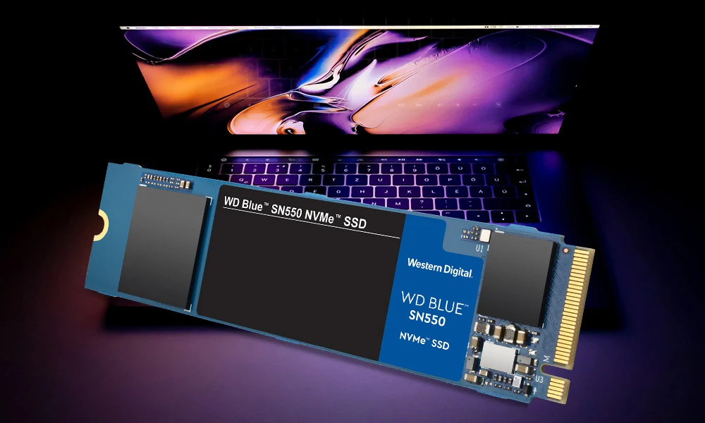 SSD Western Digital Blue SN550 500GB - M.2 NVMe - PCIe Gen 3x4 - New