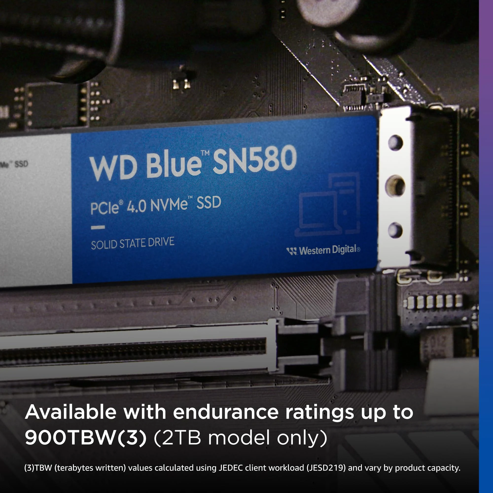 SSD Western Digital Blue SN580 1TB - M.2 NVMe - PCIe Gen 4x4 - New