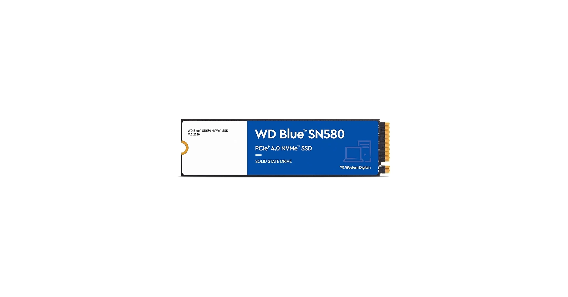 SSD Western Digital Blue SN580 500GB - M.2 NVMe - PCIe Gen 4x4 - New