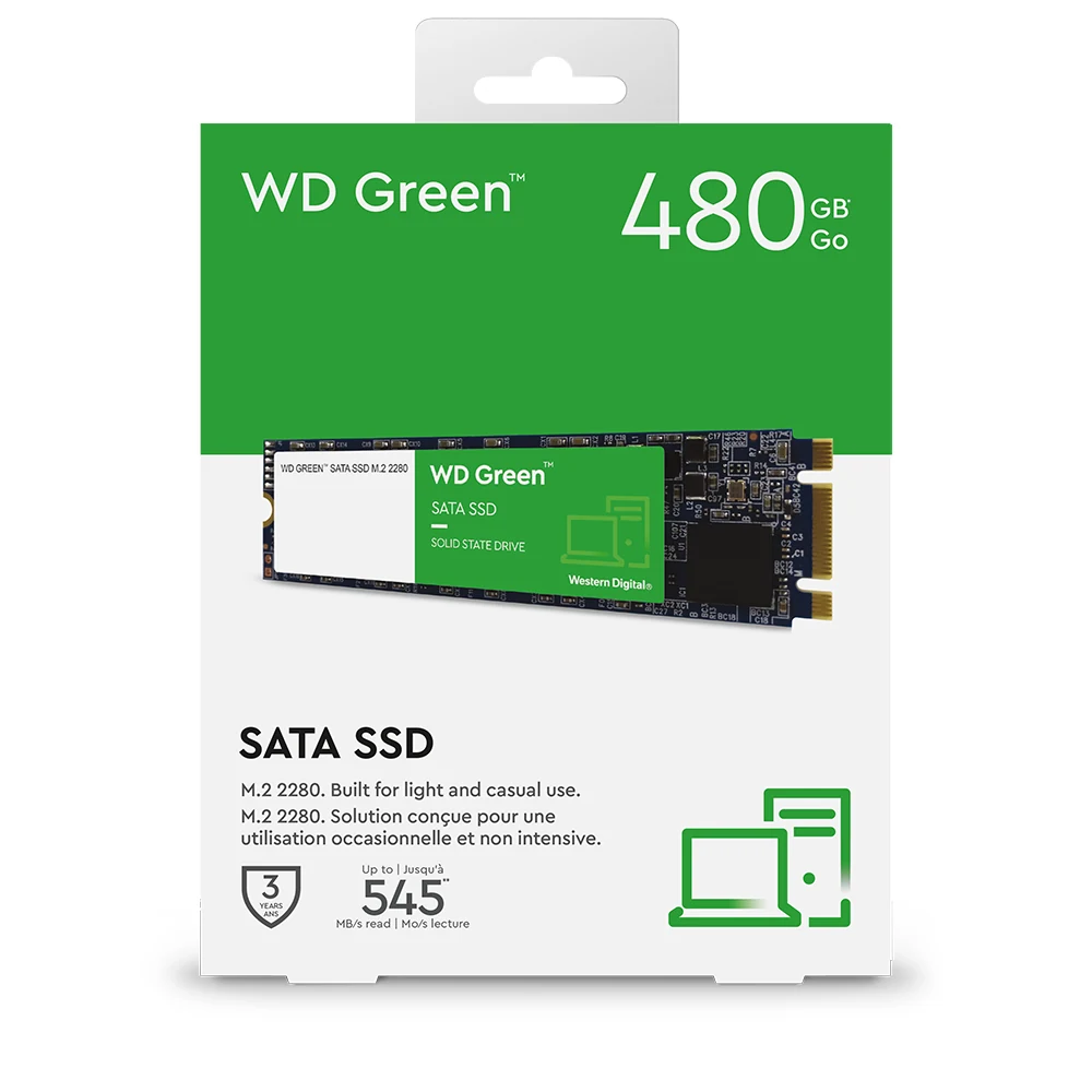 SSD Western Digital Green 480GB SATA 2.5 inch - WDS480G2G0A