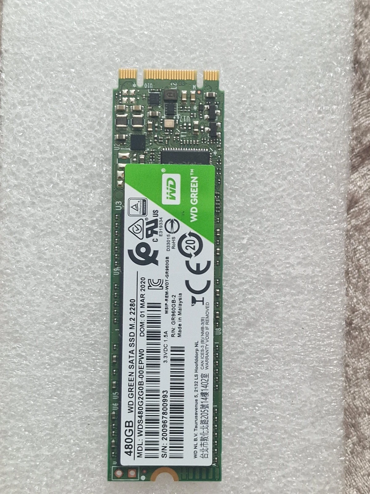SSD Western Digital Green 480GB SATA 2.5 inch - WDS480G2G0A