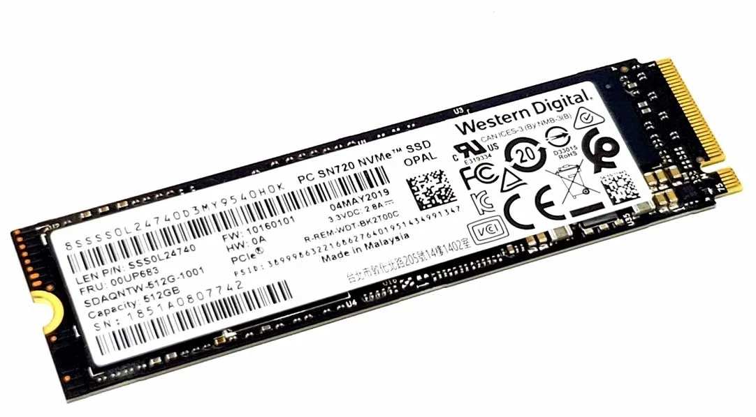SSD Western Digital PC SN540 512GB - M.2 NVMe - PCIe Gen 4x4 - New