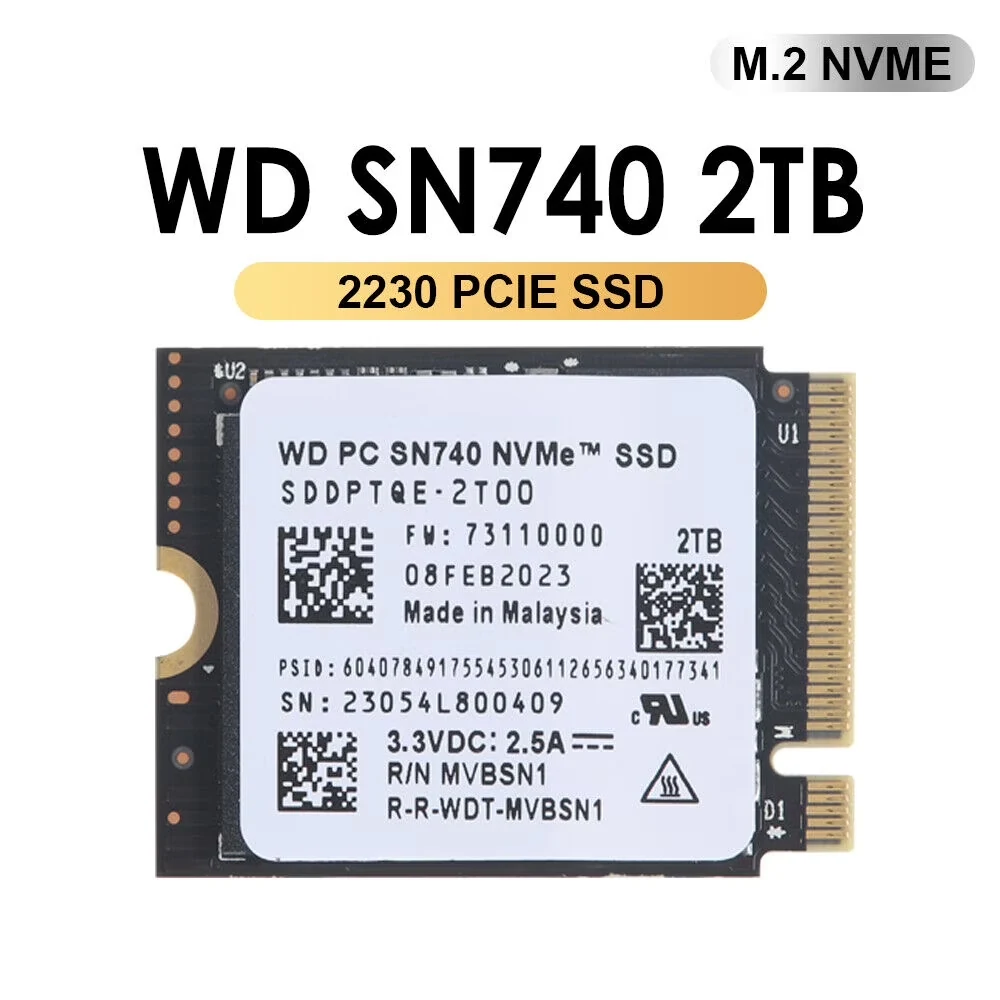 SSD Western Digital PC SN740 256GB Gen 4x4 - New