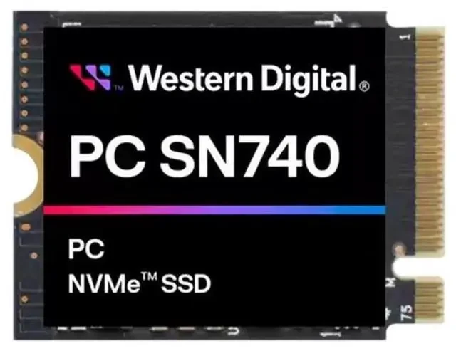 SSD Western Digital PC SN740 512GB - M.2 NVMe - PCIe Gen 4x4 - New