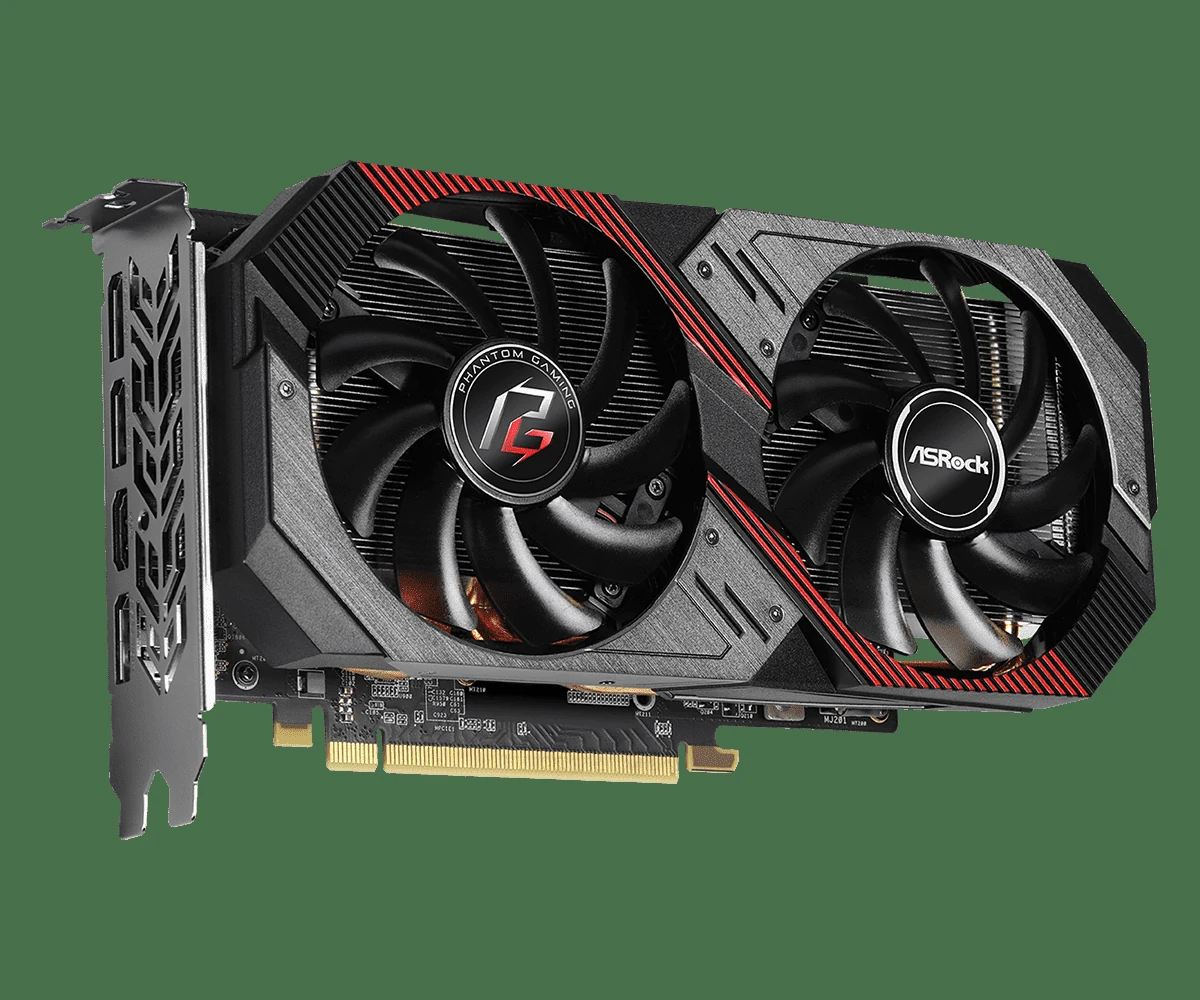 VGA ASRock Phantom Gaming D2 Radeon RX 5600 XT OC 6GB - GDDR6 - NEW