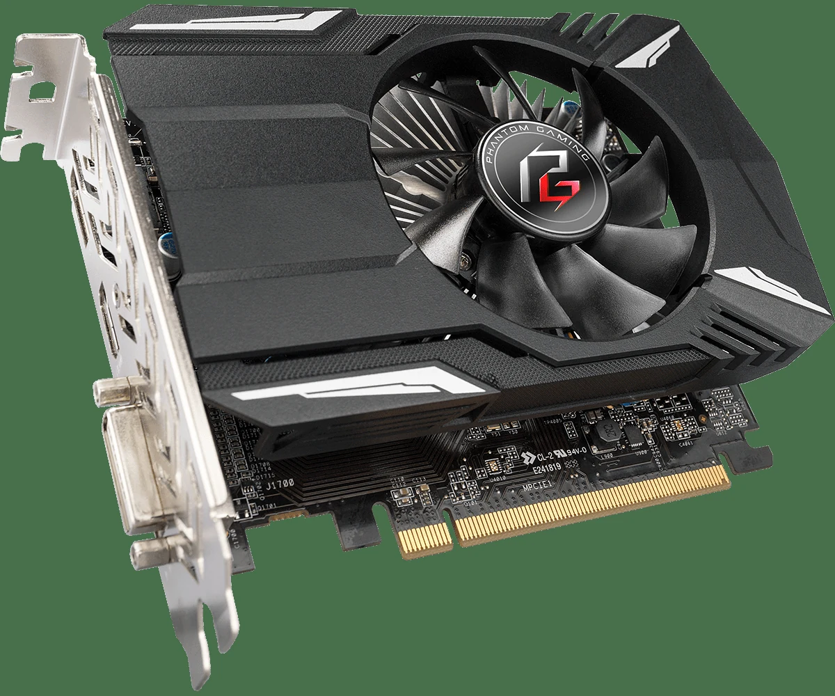 VGA ASRock Phantom Gaming Radeon RX 550 4GB - GDDR5 - NEW