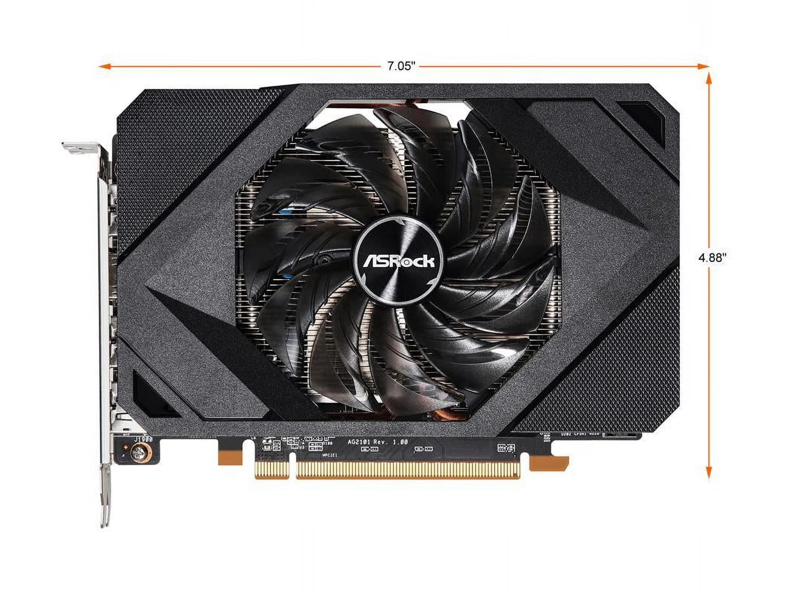 VGA ASRock Radeon RX 6600 Challenger ITX 8GB - GDDR6 - NEW