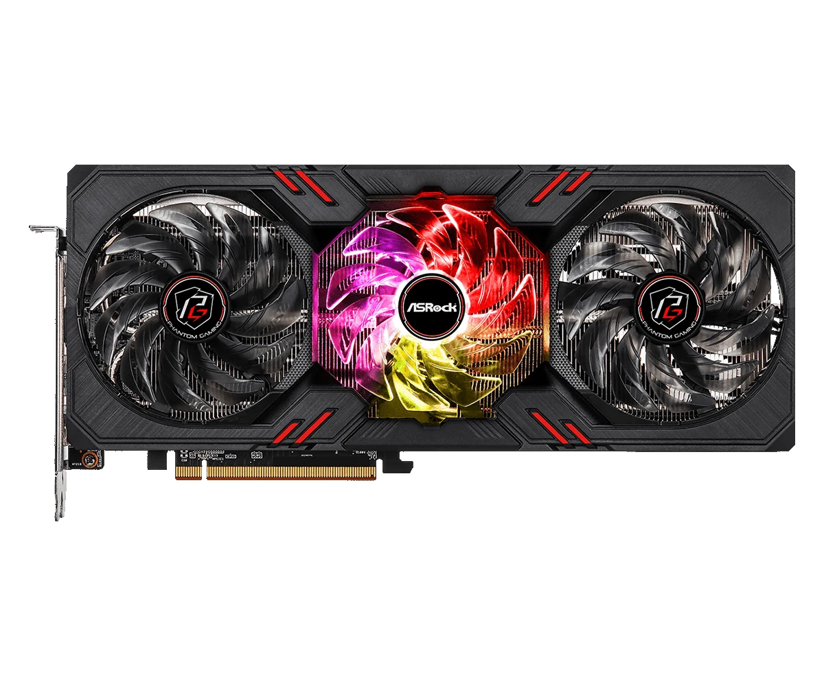 VGA ASRock Radeon RX 6600 XT Phantom Gaming D OC 8GB - GDDR6 - NEW