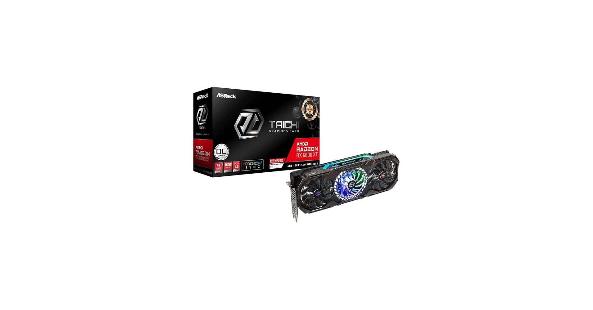 VGA ASRock Radeon RX 6800 XT Taichi X OC 16GB - GDDR6 - NEW