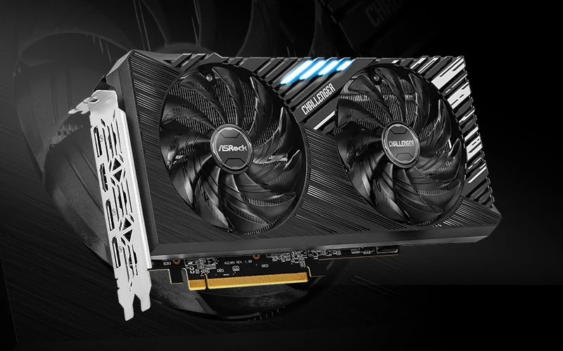VGA ASRock Radeon RX 7600 XT Challenger 16GB OC - GDDR6 - NEW