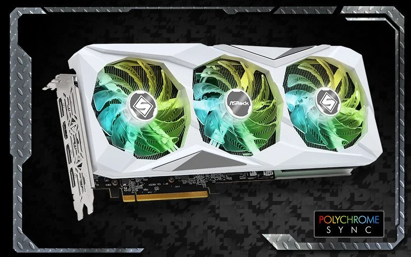VGA ASRock Radeon RX 7600 XT Steel Legend 16GB OC - GDDR6 - NEW