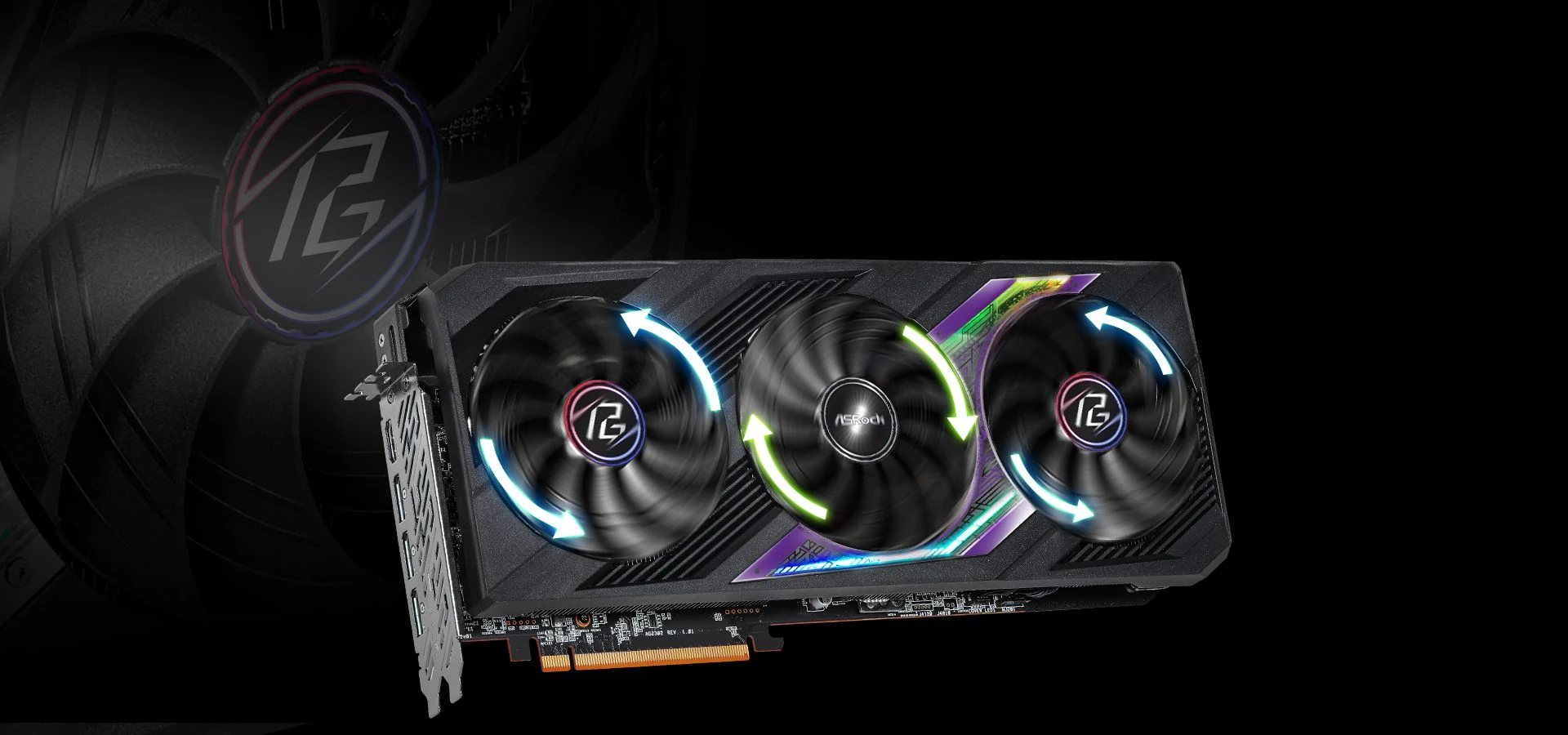 VGA ASRock Radeon RX 7700 XT Phantom Gaming 12GB OC - GDDR6 - NEW
