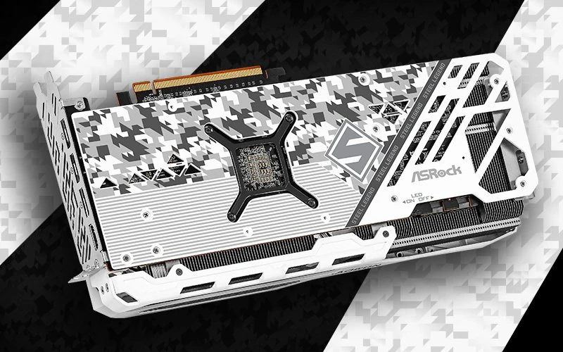 VGA ASRock Radeon RX 7800 XT Steel Legend 16GB OC - GDDR6 - NEW