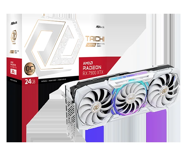 VGA ASRock Radeon RX 7900 XTX Taichi 24GB OC - GDDR6 - NEW