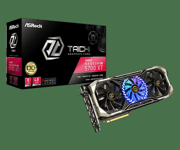 VGA ASRock Taichi X Radeon RX 5700 XT OC+ 8GB - GDDR6 - NEW