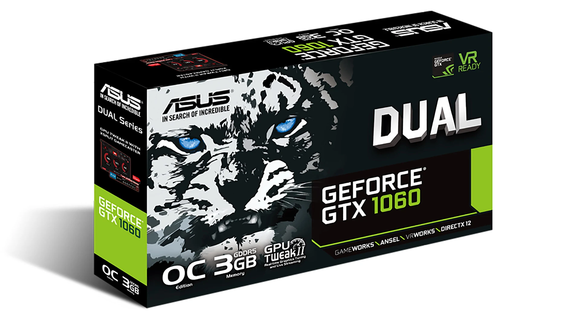 VGA ASUS Dual GeForce GTX 1060 3GB - GDDR5 - NEW