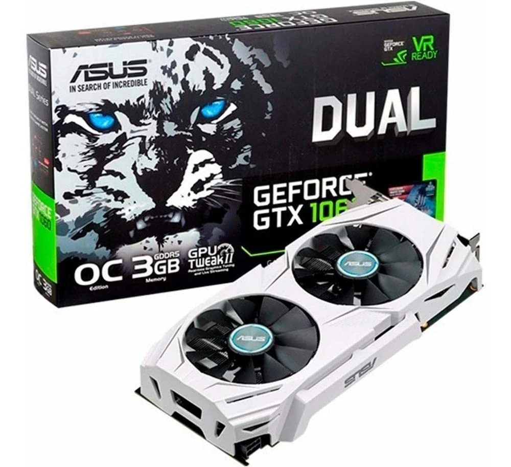 VGA ASUS Dual GeForce GTX 1060 3GB OC Edition - GDDR5 - NEW