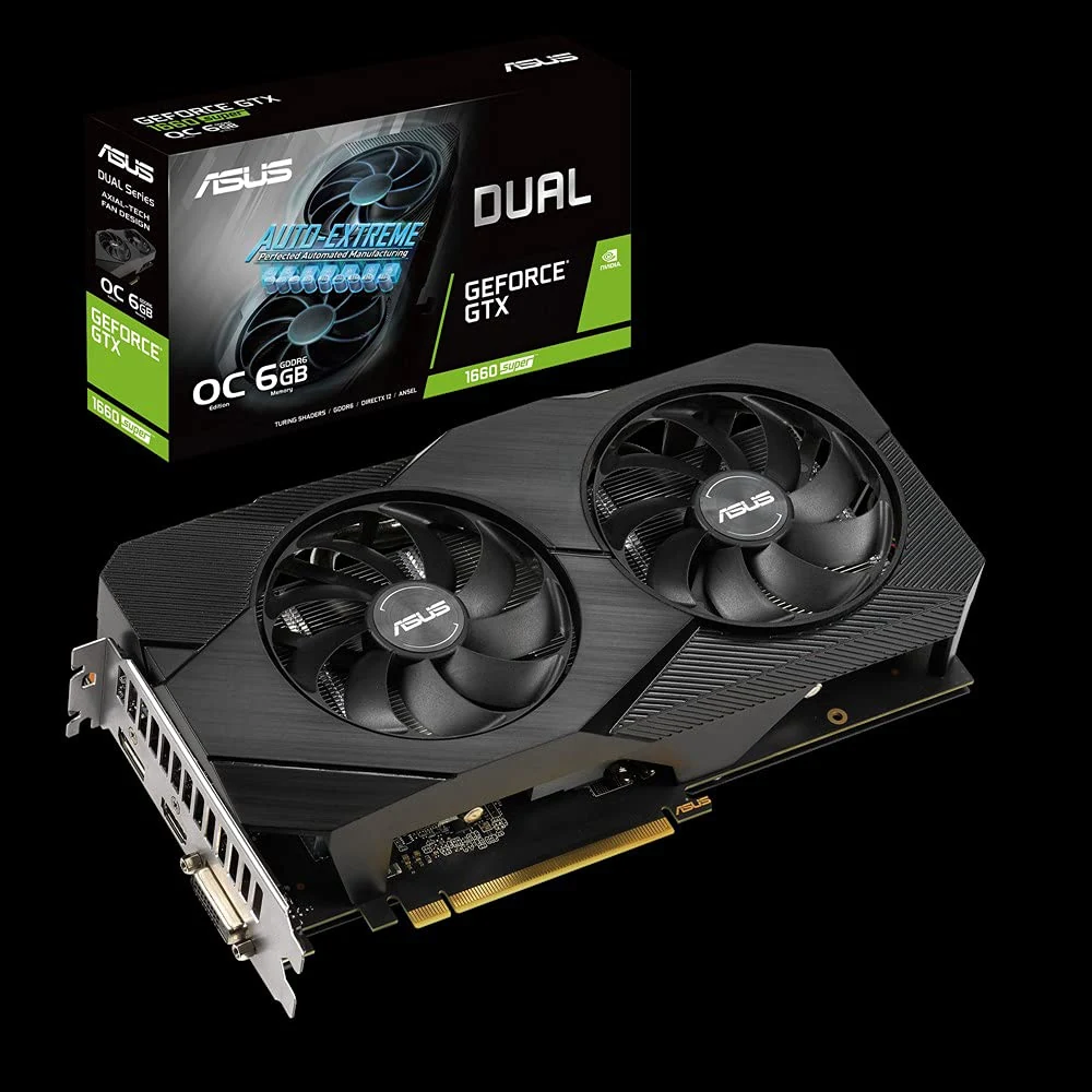 VGA ASUS Dual GeForce GTX 1660 SUPER EVO 6GB - GDDR6 - NEW