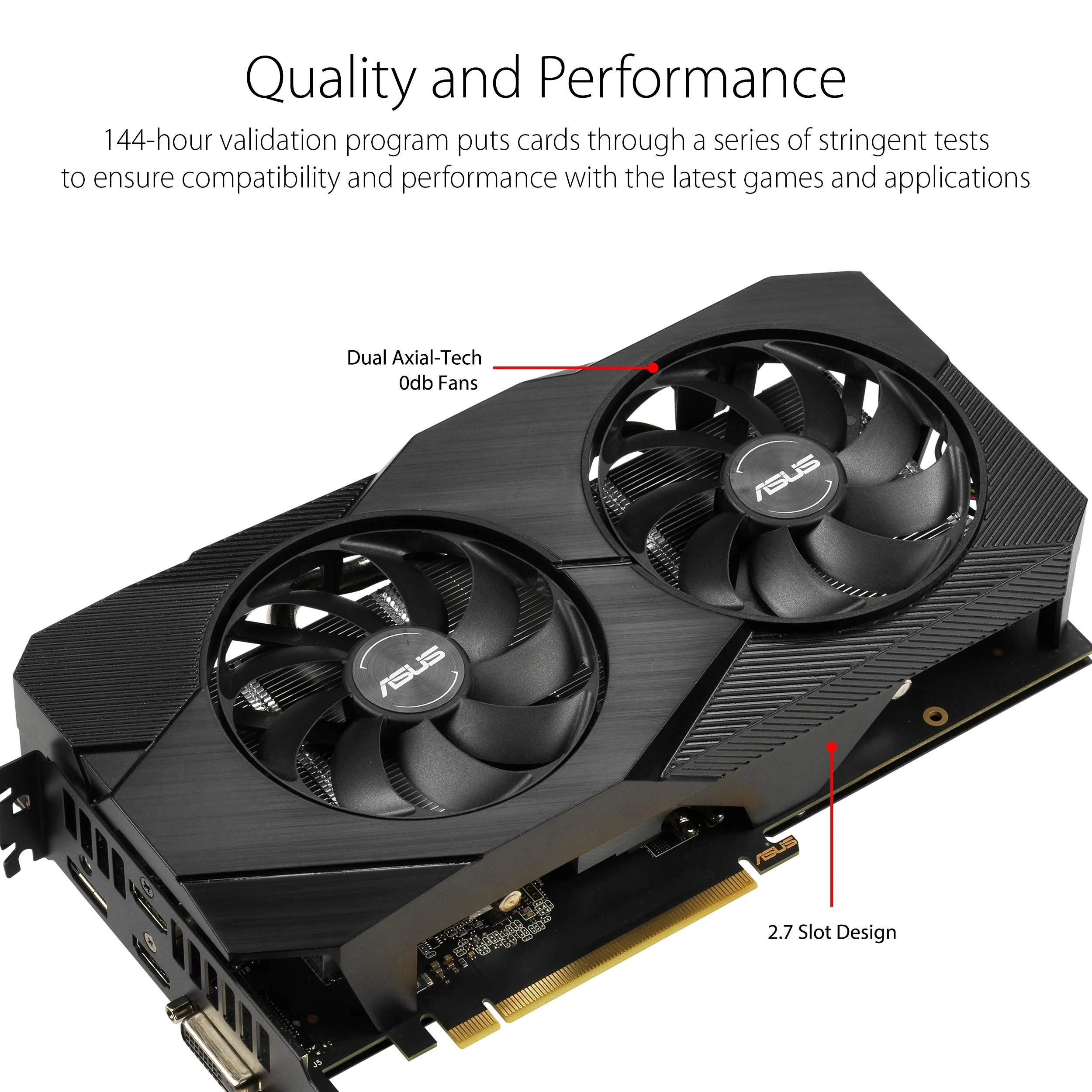 VGA ASUS Dual GeForce GTX 1660 SUPER EVO OC Edition 6GB - GDDR6 - NEW