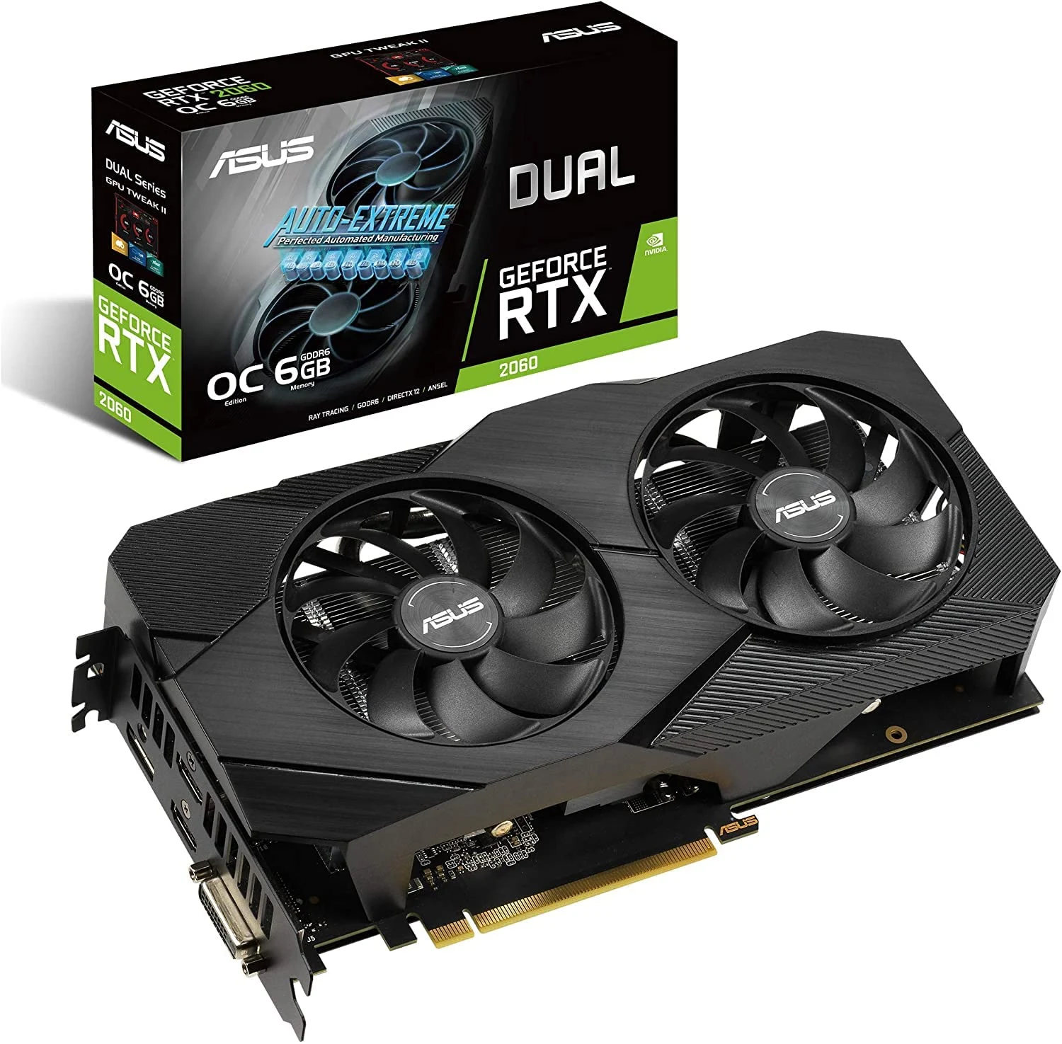 VGA ASUS Dual GeForce RTX 2060 Advanced Edition 6GB - GDDR6 - NEW