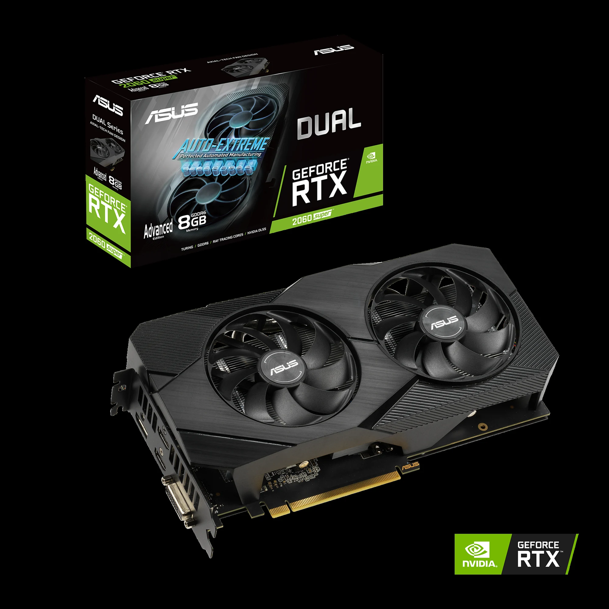 VGA ASUS Dual GeForce RTX 2060 SUPER EVO Advanced Edition 8GB - GDDR6 - NEW