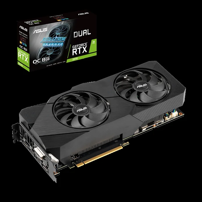 VGA ASUS Dual GeForce RTX 2070 SUPER EVO OC Edition 8GB - GDDR6 - NEW