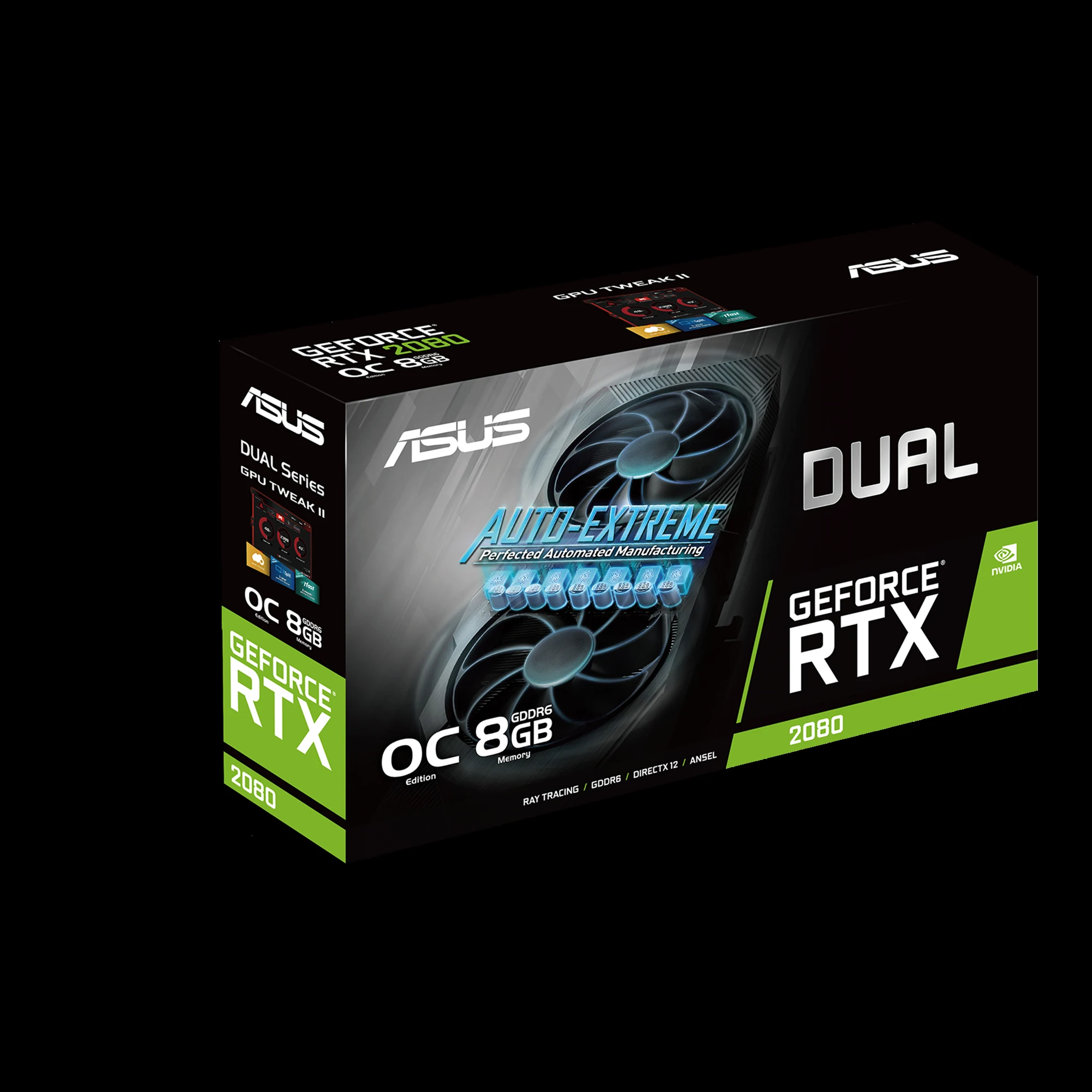 VGA ASUS Dual GeForce RTX 2080 SUPER EVO Advanced Edition 8GB - GDDR6 - NEW