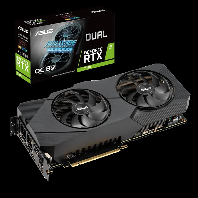 VGA ASUS Dual GeForce RTX 2080 SUPER EVO OC Edition 8GB - GDDR6 - NEW
